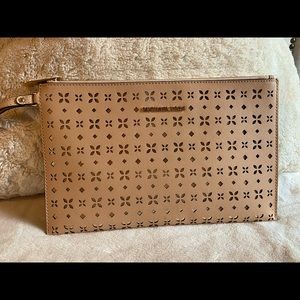 Michael Kors Nude/Gold Wristlet